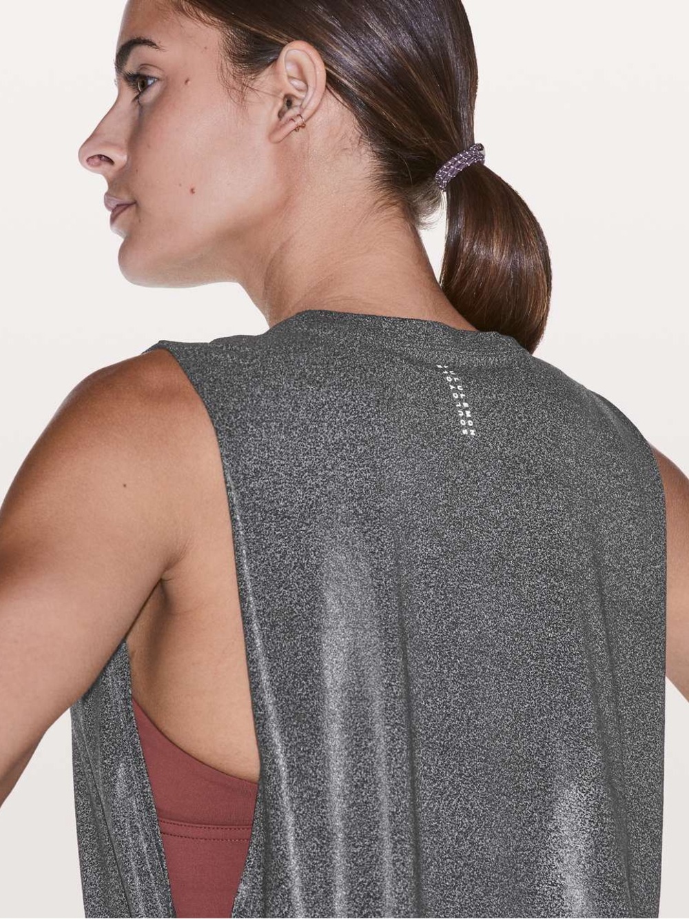 310. Lululemon Ride & Reflect Muscle Tank *lululemon X SoulCycle size 8 EUC moda
